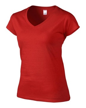 Ženska majica T-shirt V izraz GIL64V00 - Red