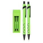 Set pisaći WOW kemijska olovka i tehnička olovka zeleni