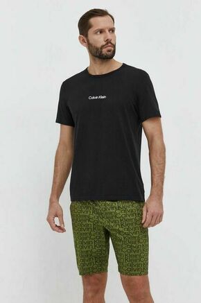 Calvin Klein Underwear Kratka pidžama siva / sivkasto zelena / crna / bijela