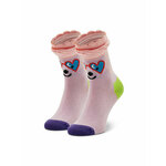 Dječje visoke čarape Happy Socks KPDL01-3300 Ružičasta