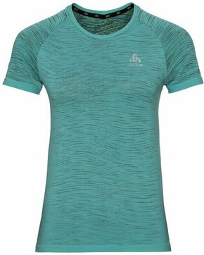 Odlo Blackcomb Ceramicool T-Shirt Jaded/Space Dye XS Majica za trčanje s kratkim rukavom