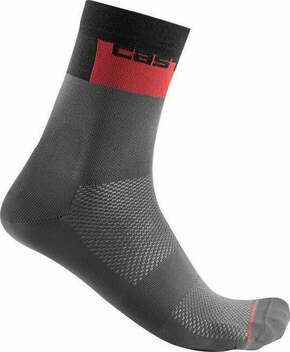 Castelli Blocco 15 Sock Dark Gray 2XL Biciklistički čarape
