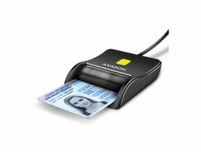 ČITAČ KARTICA USB 2.0 CRE-SM3N SMART CARD FLATREADER AXAGON