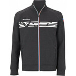 Muška sportski pulover Tecnifibre Knit Jacket - black heather