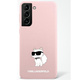 Karl Lagerfeld KLHCS23LSNCHBCP Samsung Galaxy S23 Ultra hardcase pink Silicone Choupette