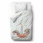 Dječja posteljina od pamučnog satena Butter Kings Fox Bunnie, 100 x 130 cm