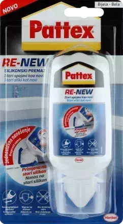 Pattex Re-new silikonski premaz bijele boje 80 ml