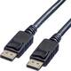 Value DisplayPort priključni kabel DisplayPort utikač, DisplayPort utikač 5.00 m crna 11.99.5764 sa zaštitom DisplayPort kabel