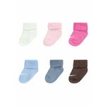 Nike Sportswear Čarape svijetloplava / smeđa / roza / bijela