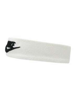 Traka za glavu Nike boja: bijela - bijela. Traka za glavu iz kolekcije Nike. Izrađen od elastičnog materijala.