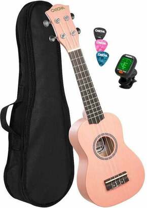 Cascha HH 3976 EN Soprano ukulele Pink