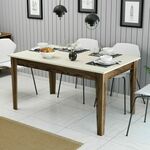 Blagovaonski stol, Milan 517 - Walnut, Cream