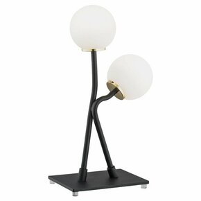 ARGON 892 | Faron Argon stolna svjetiljka 40cm sa prekidačem na kablu 2x G9 crno