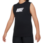 Majica za dječake Nike Dri-Fit Multi+ Sleeveless Training Top - black/white
