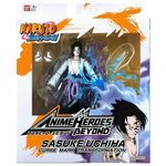 Figure djelovanja Naruto Shippuden Bandai Anime Heroes Beyond: Sasuke Uchiha 17 cm