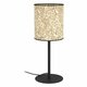 EGLO 43938 | Butterburn Eglo stolna svjetiljka 47,5cm sa prekidačem na kablu 1x E27 crno, bež, šare