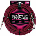 Ernie Ball P06062 Crna-Crvena 7,5 m Ravni - Kutni