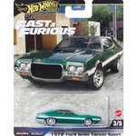 Hot Wheels: Smrtonosna Brzina 1972 Ford Gran Torino Sport zeleni mali auto 1/64 - Mattel