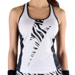Ženska majica bez rukava Hydrogen Tiger Tech Tank Top - white/black