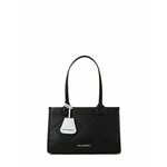 Karl Lagerfeld Ručna torbica crna / srebro / bijela