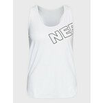 Nebbia FIT Activewear Tank Top “Racer Back” White S Majica za fitnes