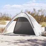 vidaXL Šator za plažu sivi vodootporni