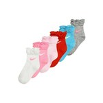 Nike Sportswear Čarape svijetloplava / siva melange / roza / roza / crvena / bijela