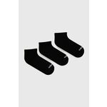Čarape adidas 3-pack boja: crna - crna. Čarape iz kolekcije adidas. Model izrađen od elastičnog materijala. U setu tri para.