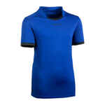 Majica kratkih rukava za ragbi R100 dječja plava
