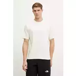 Pamučna majica The North Face Relaxed bež NF0A8C35QLI1