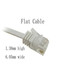 NaviaTec Cat6 patch cable flat, copper 10m NVT-CAT6-SL098