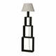 Antracit amostojeća lampa sa svijetlo sivim zaslonom Homitis Tower