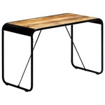 Blagovaonski stol od masivnog grubog drva manga 118x60x76 cm