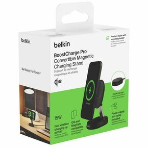 Belkin BOOST Charge Pro Qi2 15W magnetic Charger bla. WIA008vfBK