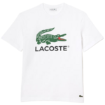 Muška majica Lacoste Cotton Jersey Signature Print T-Shirt - white