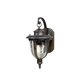 ELSTEAD STL2-M-WB | St-Louis Elstead zidna svjetiljka sa sjenilom ručne izrade 1x E27 IP44 antik brončano, prozirno
