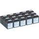 Avacom AVA-RBP15-12050-KIT, baterijski kit za Eaton, 12V, 5000mAh, sadrži 15 baterija, komaptibilan s: Protect D.6000, EBM Innova RT 6k, Innova RT 6k, 9PX5KIBP, 9PX5KIRTN, 9PX6KIBP, 9PX6KIRTN, 9PX 5000, 9PX 5000i, 9PX 5000i RT3U, 9PX 6000i RT3U,...