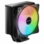 be quiet! hladnjak za CPU Pure Rock 3 LX Black ARGB, 120x25x120mm/154x124x71mm/71x124x154mm, aluminij, 31.2dB, LED, crni/srebrni, s.1150, s.1151, s.1155, s.1200, s.1700