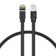 Baseus Cat 6 UTP Ethernet RJ45 kabel ravni 3m crni (paket od 5 komada)