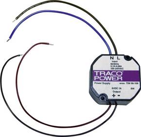 TracoPower TIW 06-105 ugradbeni AC/DC adapter napajanja 1 A 5 W 5 V/DC
