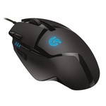 Logitech G402 Hyperion Fury gaming miš, optički, žični, 3200 dpi/4000 dpi, 500 IPS, 16G, 1ms, 1000 Hz, crni