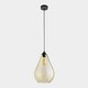 TK LIGHTING 4322 | Fuente Tk Lighting visilice svjetiljka s mogućnošću skraćivanja kabla 1x E27 jantar, crno