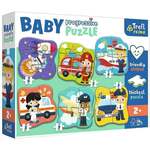 Zanimanja i vozila 6 u 1 Baby Progressiv puzzle - Trefl