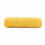 Žuti ručnik od čistog pamuka Sunny, 50 x 90 cm