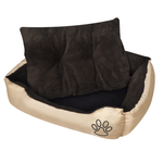 vidaXL Topli krevet za pse s podstavljenim jastukom M [nid:2847008]