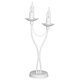 ALDEX 397B/M | Roza Aldex stolna svjetiljka 47cm sa prekidačem na kablu 2x E14 bijelo