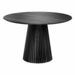 Crni stol Kave Home Irune, ⌀ 120 cm