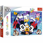 Sretni Disneyjevi junaci puzzle od 100 dijelova - Trefl