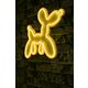 Ukrasna plastična LED rasvjeta, Balloon Dog - Yellow