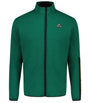 Muška sportski pulover Le Coq Sportif TECH Full Zip Sweat N°1 SS23 - vert foncé camuset